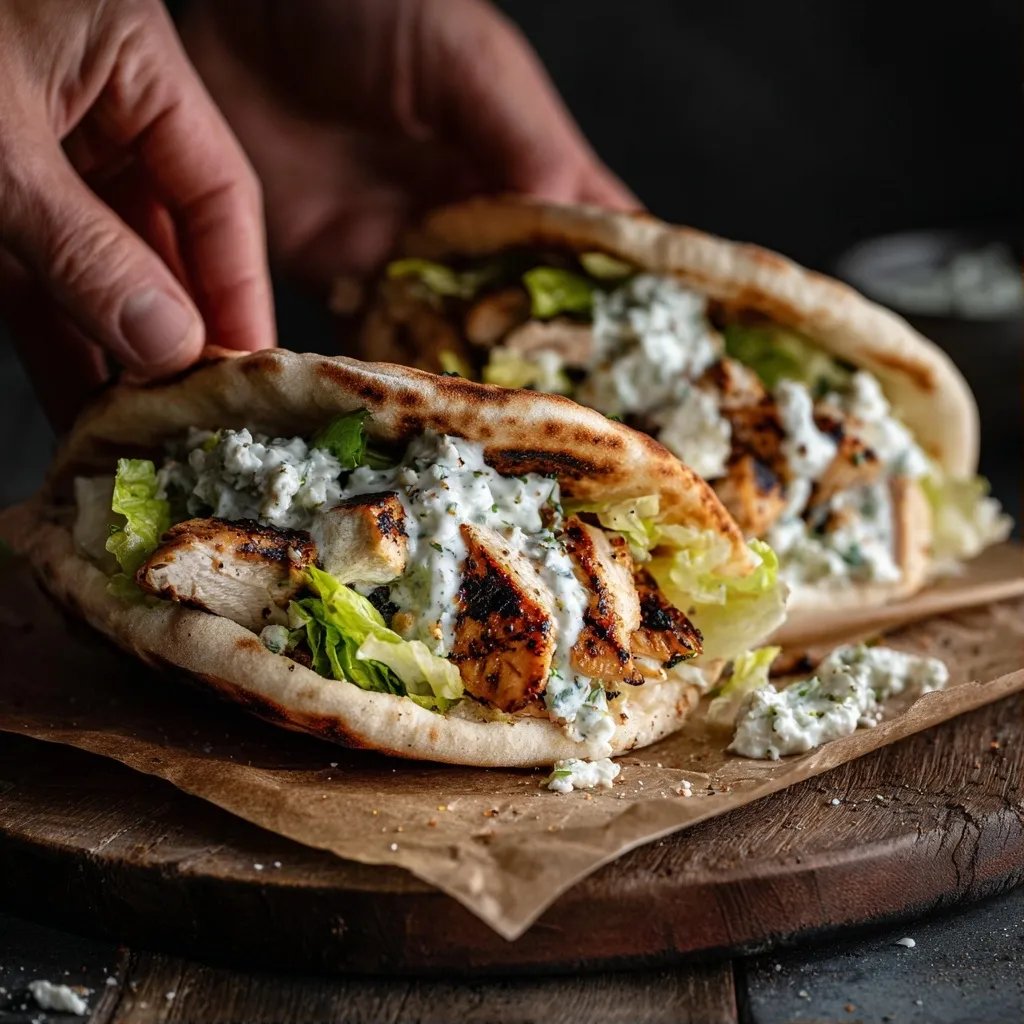 Grilled Chicken Pita Pockets