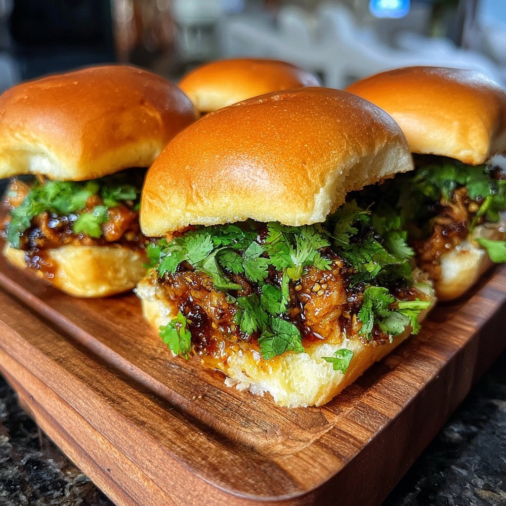 Honey Garlic Chicken Sliders