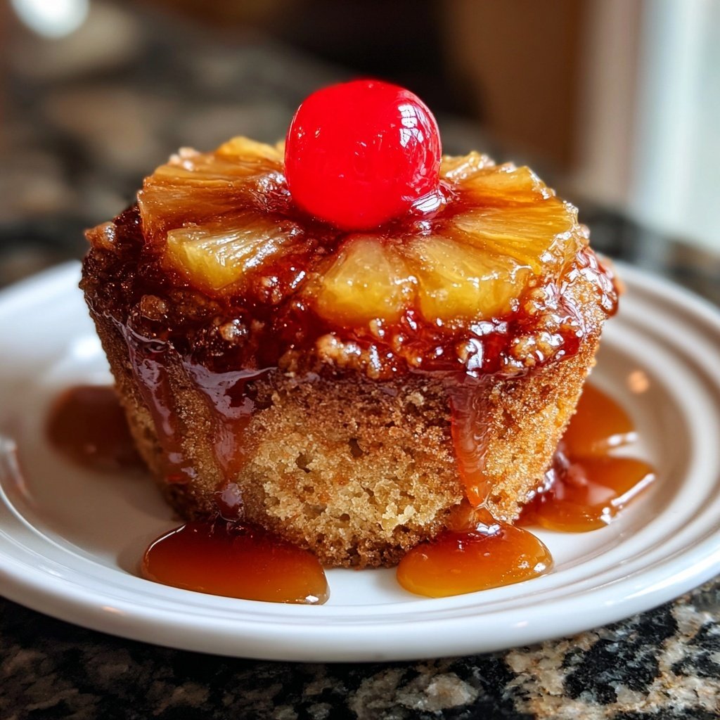 Pineapple Upside Down Cupcake Bliss
