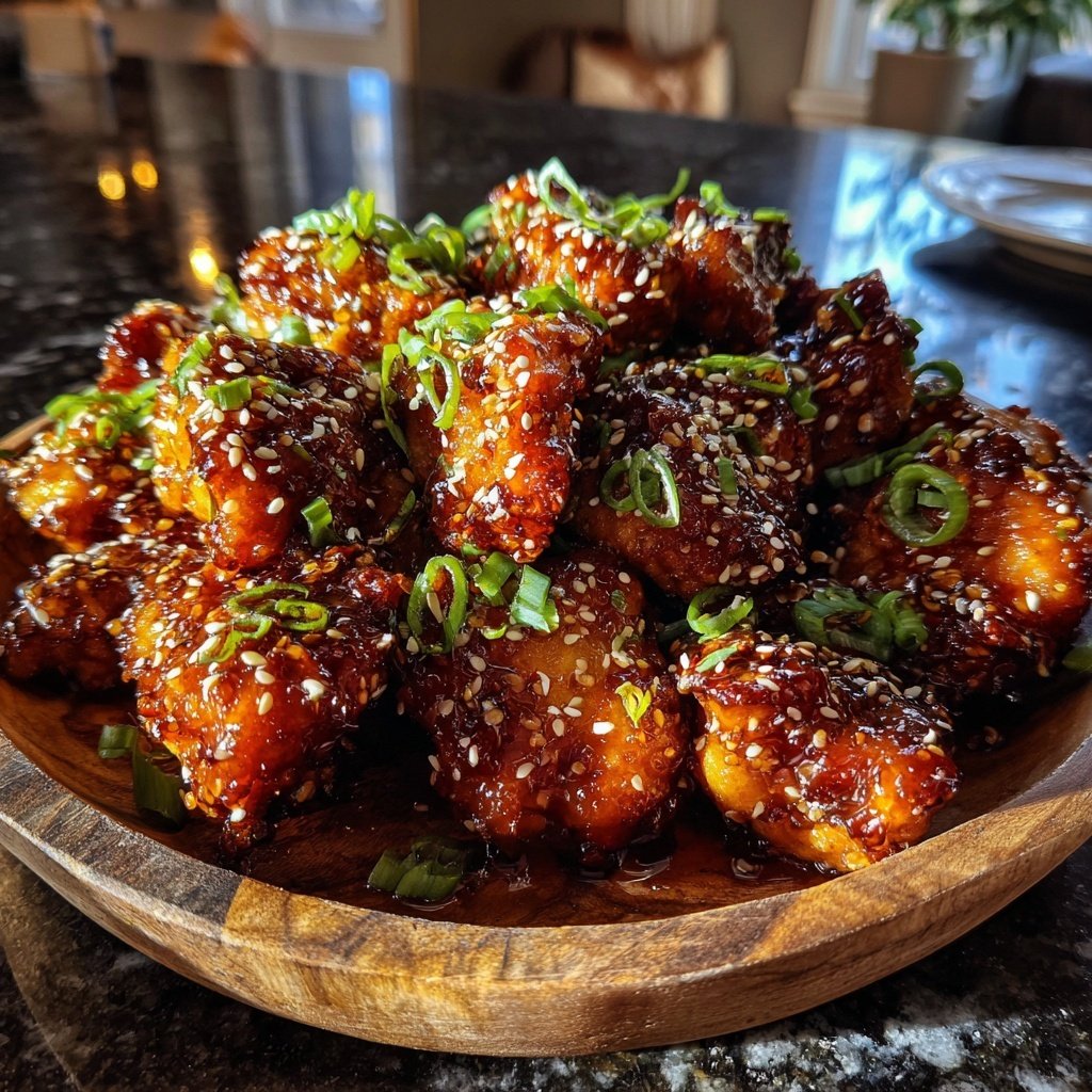 Sweet and Spicy Glazed Chicken