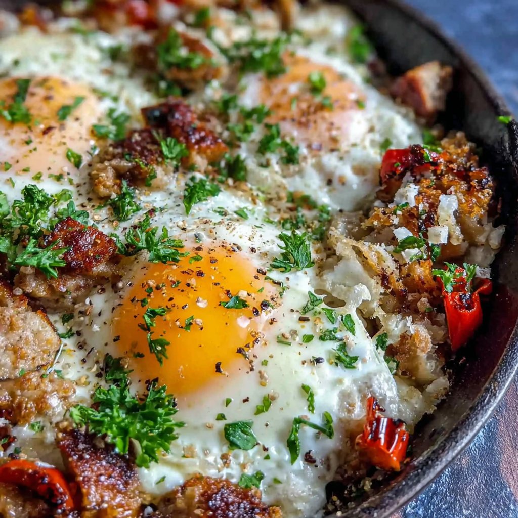 Turkey Egg Breakfast Skillet