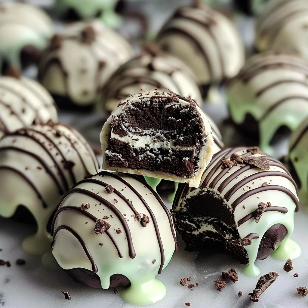 Mint Oreo Truffles