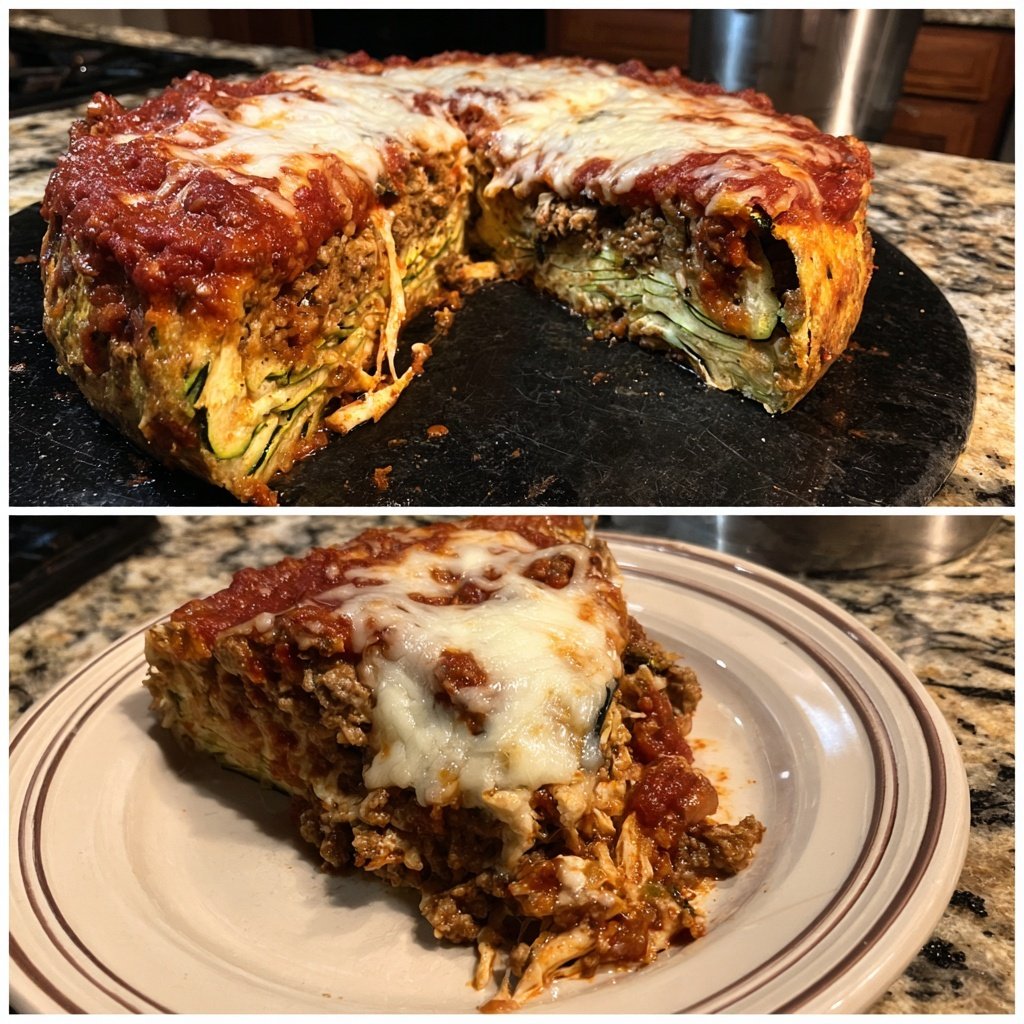 Zucchini Pizza Casserole Low Carb