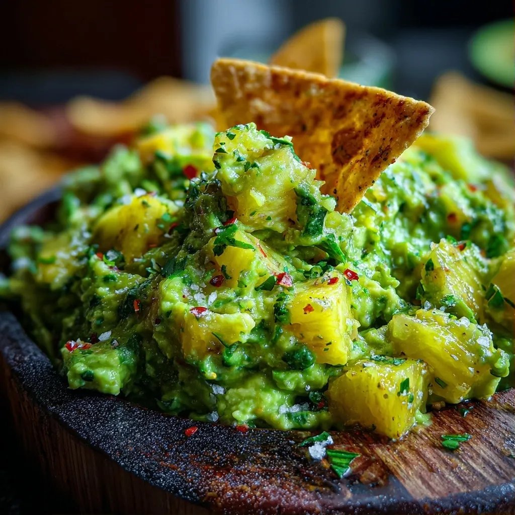 Pineapple Jalapeno Guacamole