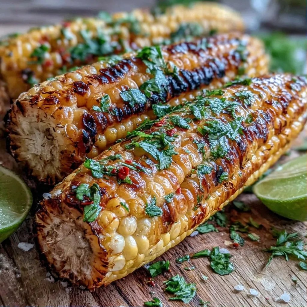 Zesty Lime Grilled Corn
