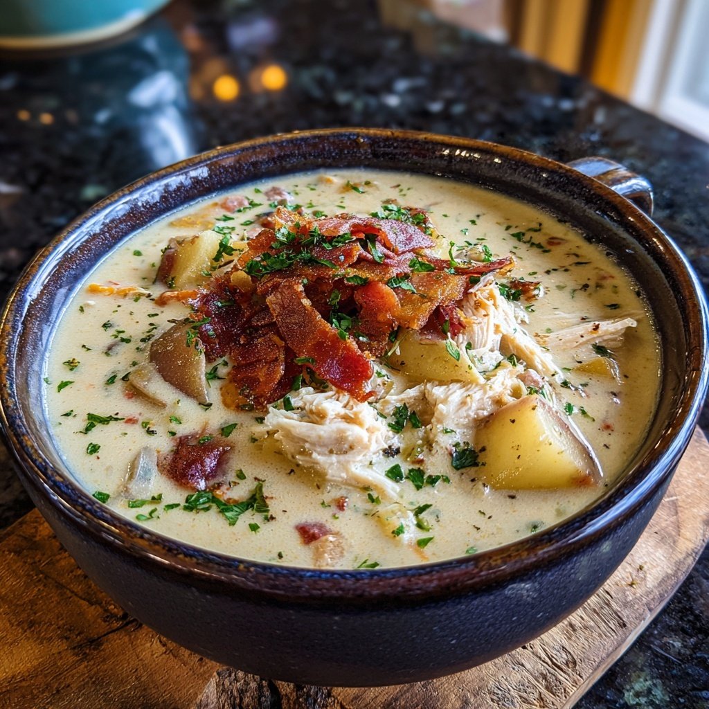Chicken Potato Soup with Bacon