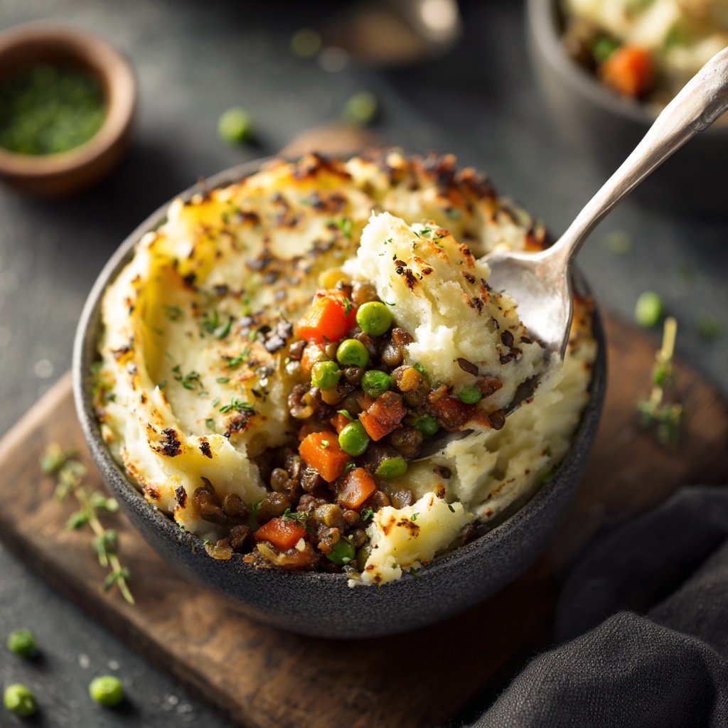Colorful Veggie Shepherd's Pie Bowl